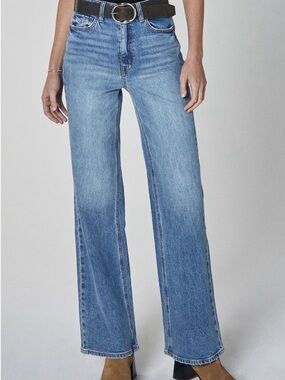 High-Rise Straight Leg Jeans